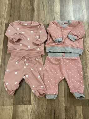 H&M baby girls sweatsuit bundle